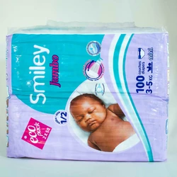 COUCHE BEBE SMILEY JUMBO 3-5KG