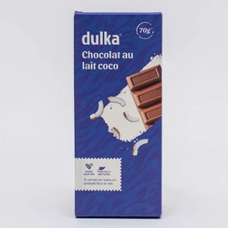 CHOCOLAT DULKA AU LAIT COCO 70G