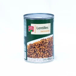 LENTILLES CUISINEES BF 400G