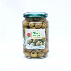 OLIVES VERTES DENOYAUTEES BF 160G