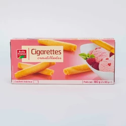 BISCUITS CIGARETTES CROUSTILLANTES BF 180G