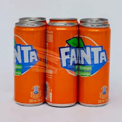 PACK FANTA ORANGE CANETTE DONGACO 33CL X6