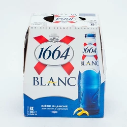 PACK BIERE BLANCHE 1664 25CL X6