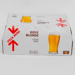 PACK BIERE BLONDE PM 25CL X24