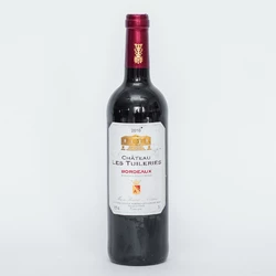 VIN ROUGE CHATEAU LES TUILERIES BORDEAUX 2018 75CL