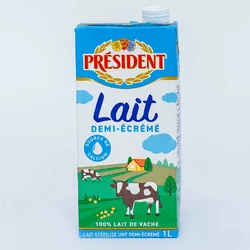 LAIT PRESIDENT DEMI-ECREME 1L