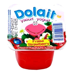 YAOURT AROMATISÉ FRAISE DOLAIT 70G